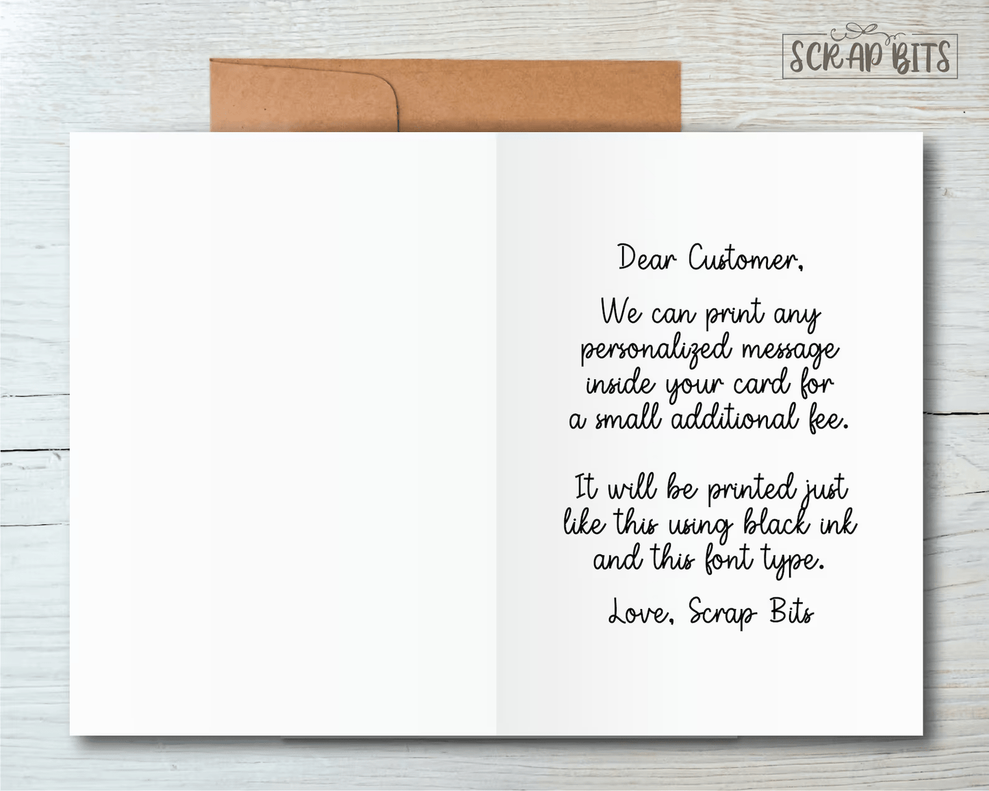 Bear & Bunny You're A Big Brother Congratulations Card, New Sibling Card - Scrap Bits