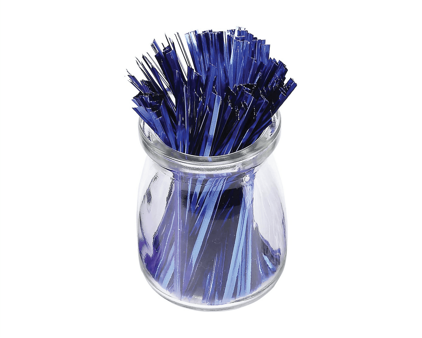 Metallic Blue Twist Ties - Scrap Bits