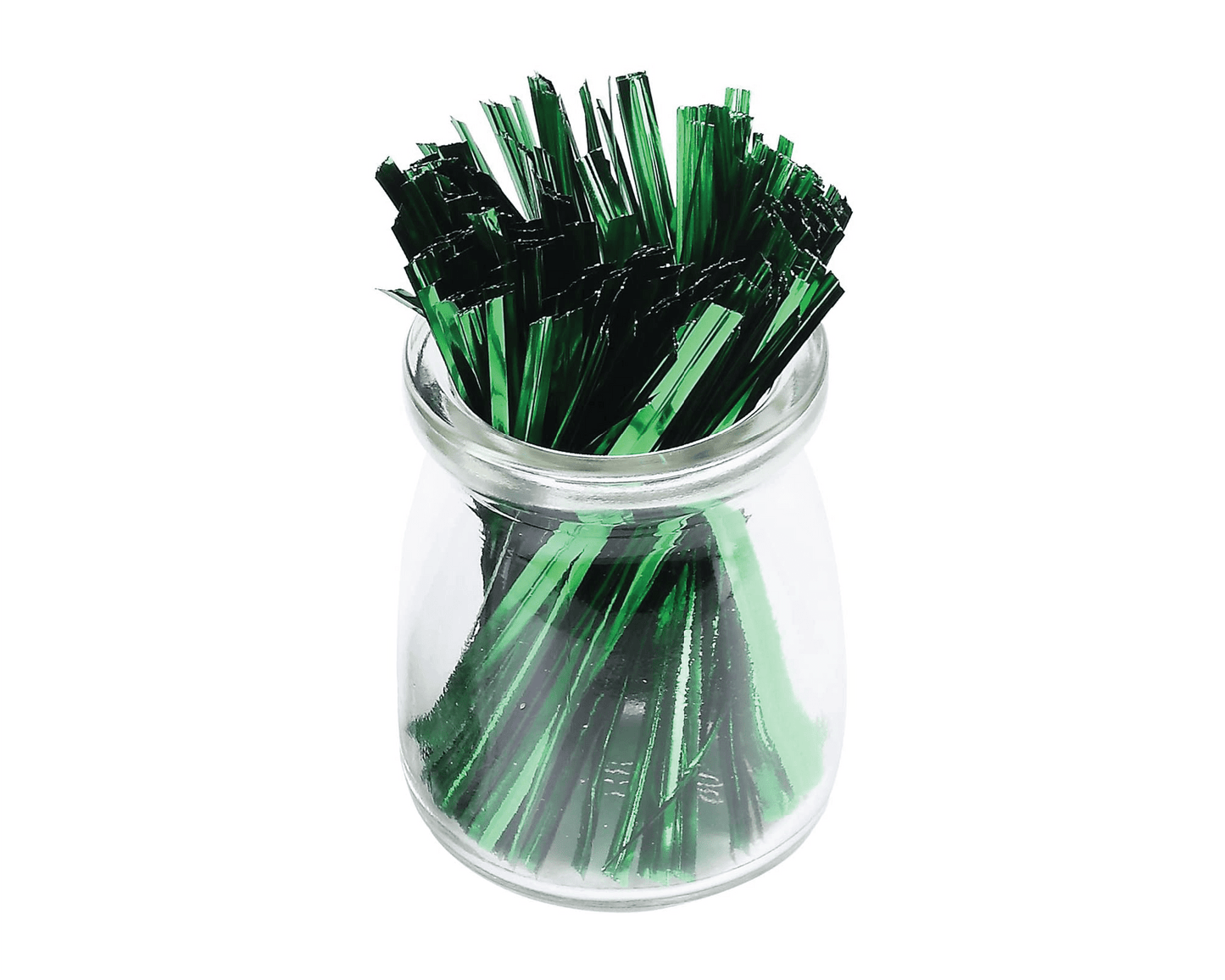Metallic Green Twist Ties - Scrap Bits