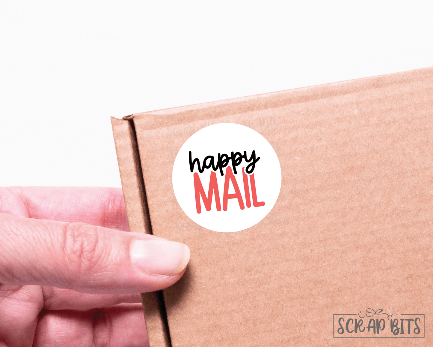 Pretty Things Inside Small Business Sticker Set, Cute Packaging Labels, Red + Gold 002b - Scrap Bits