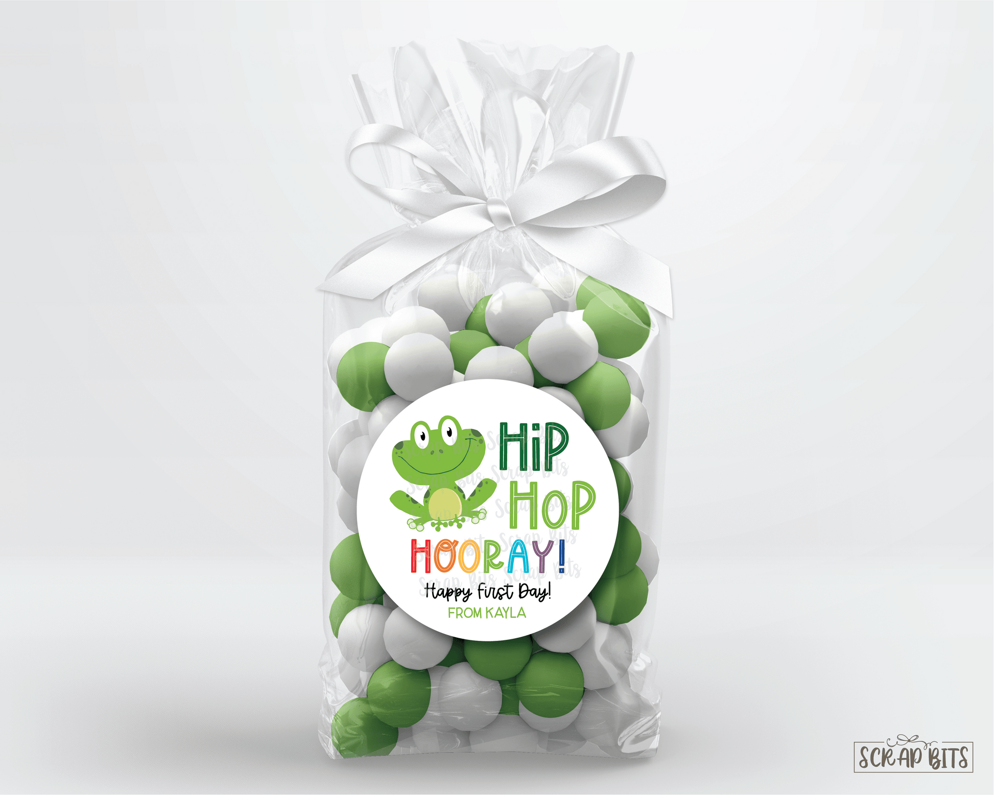 Smart Frog Back To School Stickers or Tags, Hip Hop Hooray - Scrap Bits