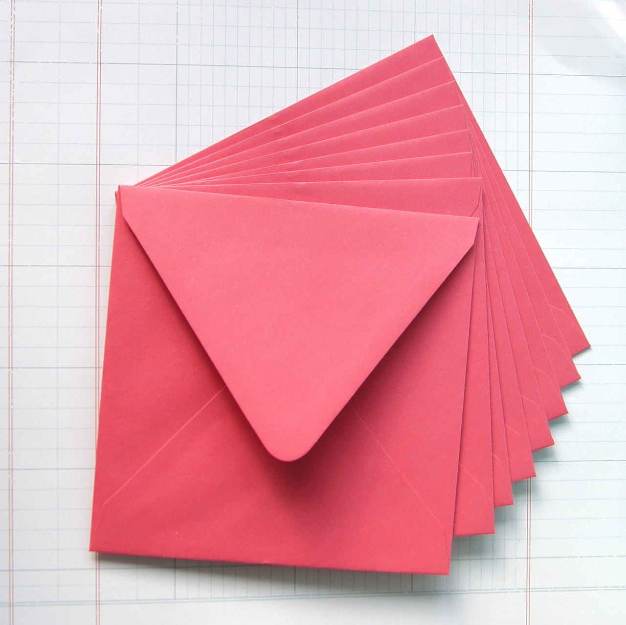 5.75" Square Envelope, Qty 10 - 14 Colors - Scrap Bits