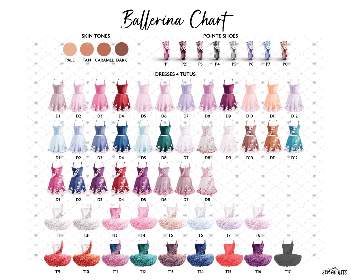 Ballet Dancer Friends Print, Custom Ballerina Gift, Ballet Company Print . Personalized Printable Portrait Print - Scrap Bits