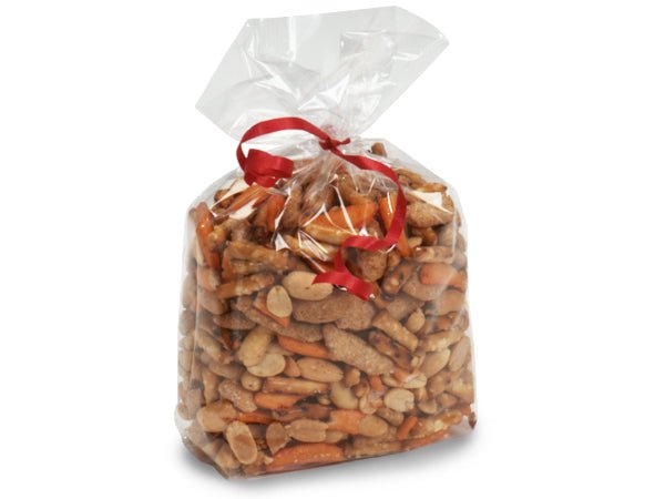 Clear Gusseted Cello Favor Bags . 4x2x9 inches - Scrap Bits