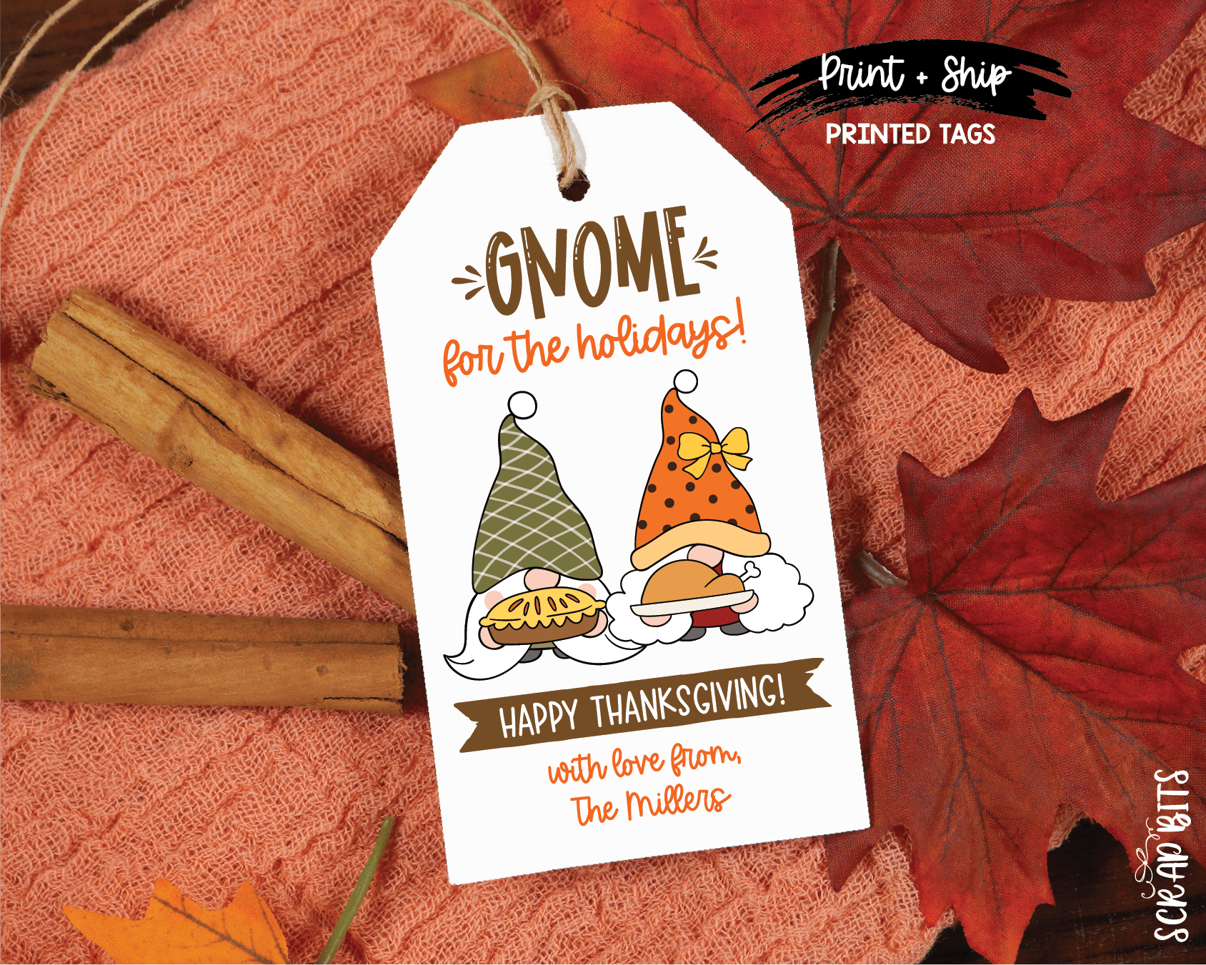 gnome-for-the-holidays-thanksgiving-gnome-tags-personalized-thanksgi-scrap-bits for Free Printable Gnome Gift Tags Gnome For The Holidays Thanksgiving Gnome Tags . Personalized Thanksgi – Scrap Bits for Free Printable Gnome Gift Tags