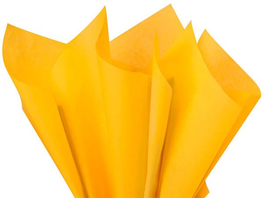 Goldenrod Yellow Tissue Paper - Scrap Bits