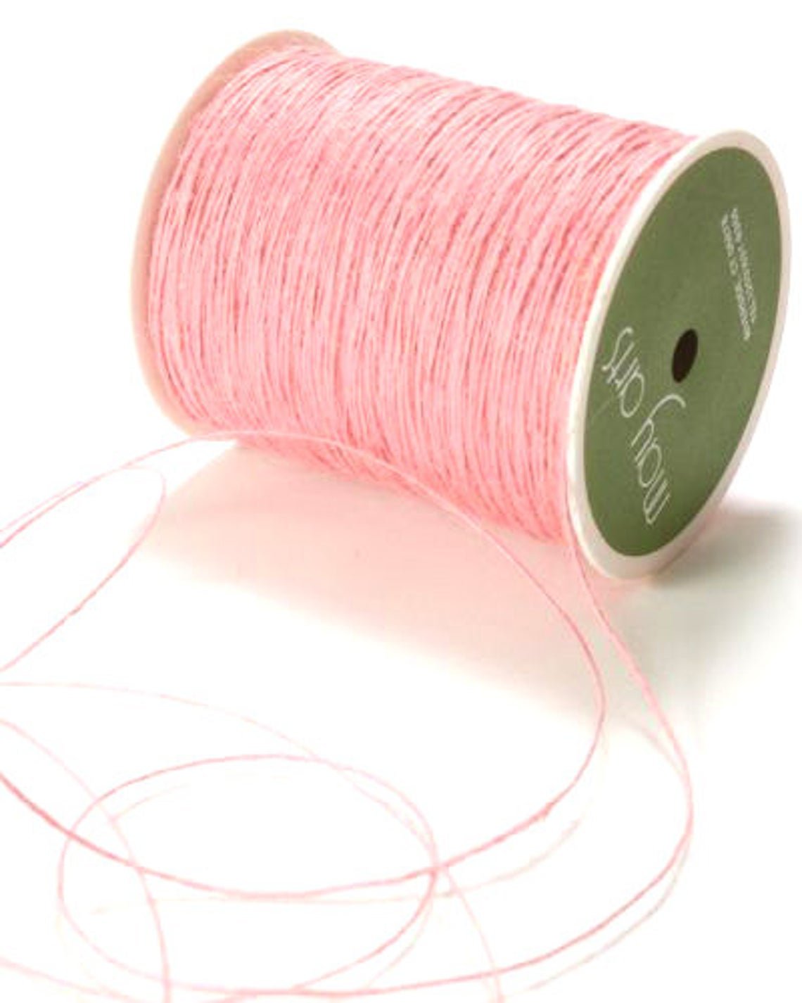 Jute Burlap String, Pink . 15 yards (45 feet) - Scrap Bits