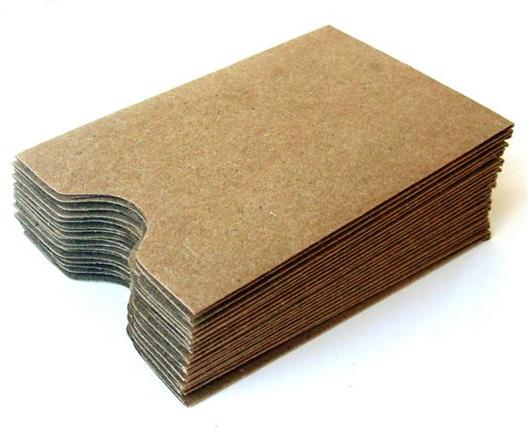 Kraft Card Sleeves, Gift Card Sleeves . 2-3/8" x 3-1/2" - Scrap Bits