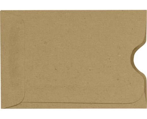 Kraft Card Sleeves, Gift Card Sleeves . 2-3/8" x 3-1/2" - Scrap Bits