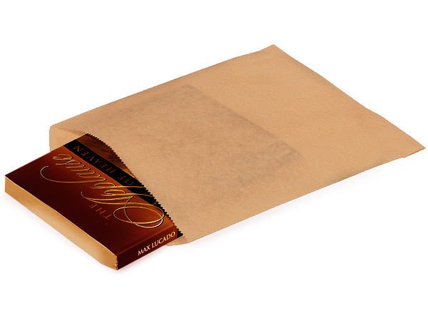 Kraft Favor Bags . Flat Kraft Bags (Large) . 8.5" x 11" - Scrap Bits