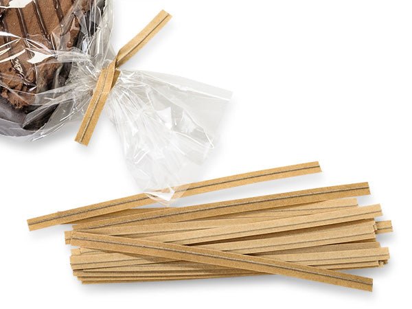 Kraft Paper Twist Ties - Scrap Bits