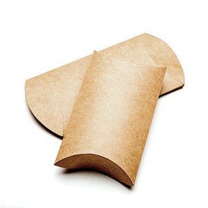 Kraft Pillow Boxes (Large) .7x5.5x2 - Scrap Bits