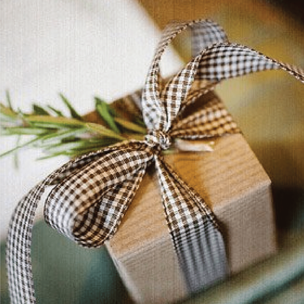 Kraft Pinstripe Gift Boxes, 3x3x3 . 25 Kraft Boxes - Scrap Bits