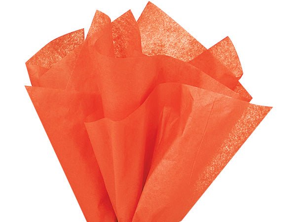 Orange Tissue Paper - Scrap Bits