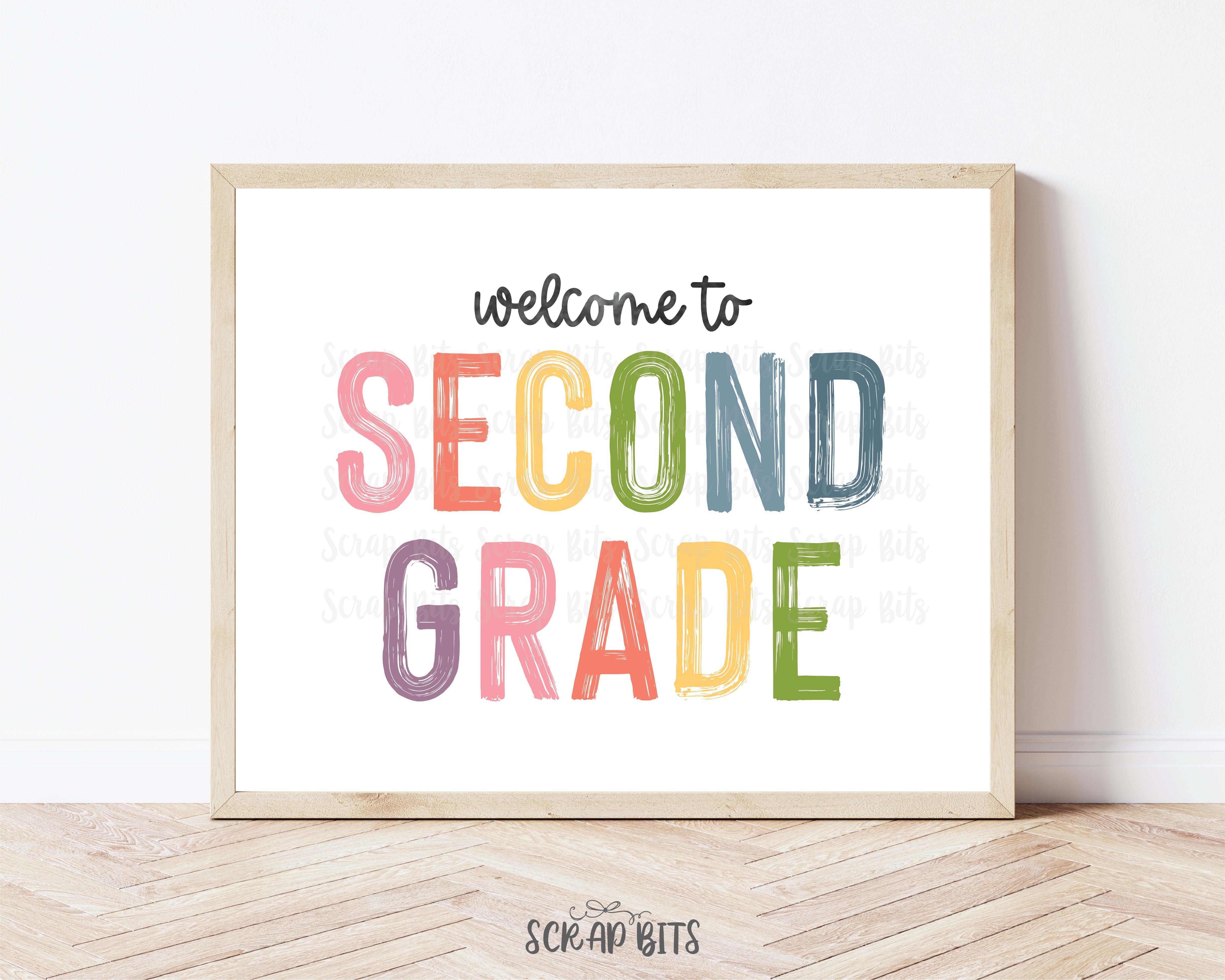 Welcome To Second Grade Sign Pastel Rainbow Paintstroke Back To Schoo welcome-to-second-grade-sign-pastel-rainbow-paintstroke-back-to-schoo