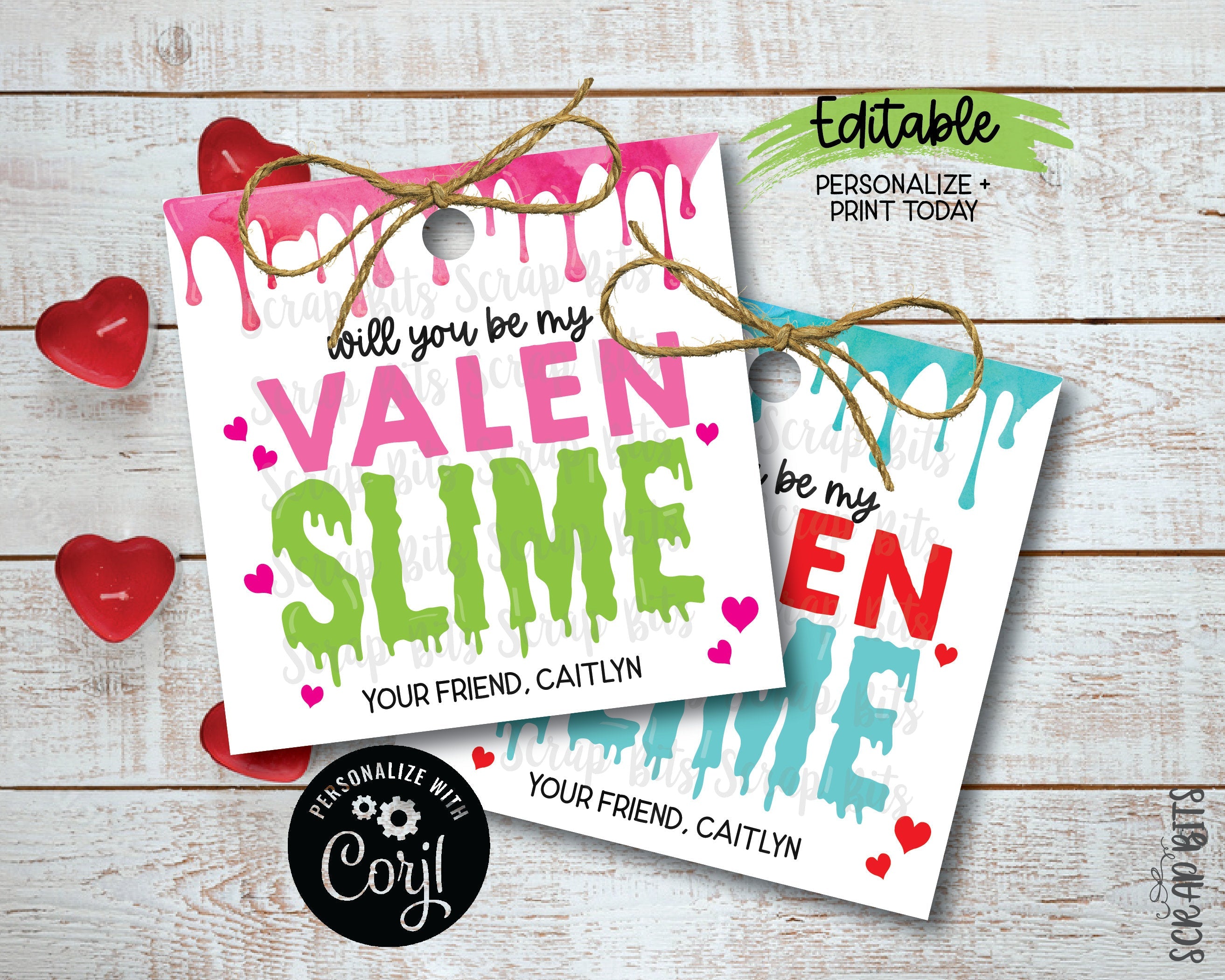 Will You Be My Valenslime, Valentine Slme Tags,Printable Valentine Tag ... Will You Be My Valenslime, Valentine Slme Tags,Printable Valentine Tag ...