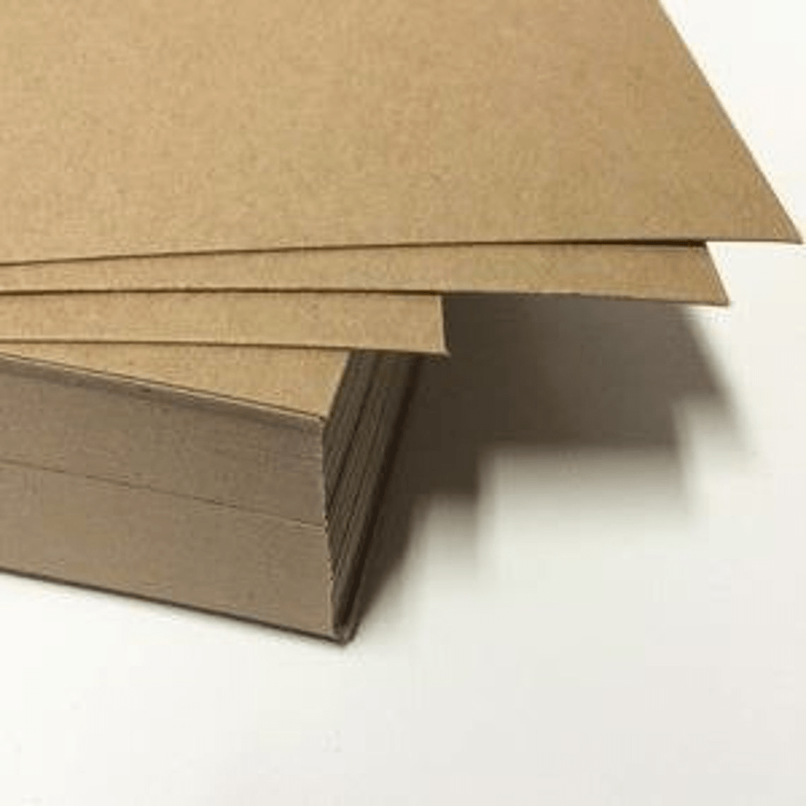 5x7 Chipboard Sheets, Kraft Brown Blank Flat Chipboard Pads, Pack of 25 - Scrap Bits