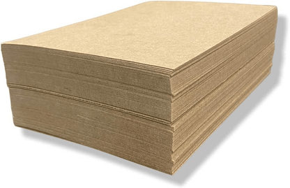 5x7 Chipboard Sheets, Kraft Brown Blank Flat Chipboard Pads, Pack of 25 - Scrap Bits