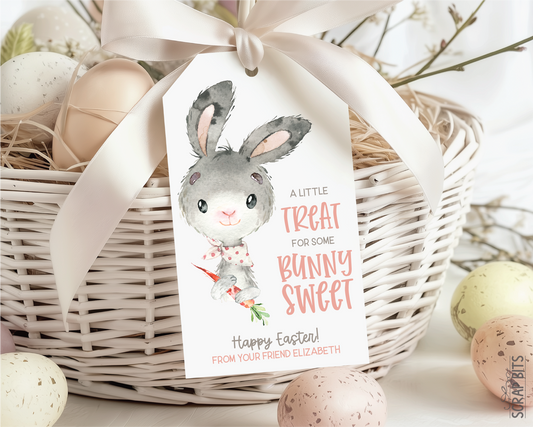 Little Treat Some Bunny Sweet, Personalized Easter Gift Tags