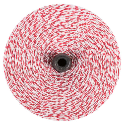 Baker's Twine, Red & White Twisted, 10 yards (30 feet) - Scrap Bits
