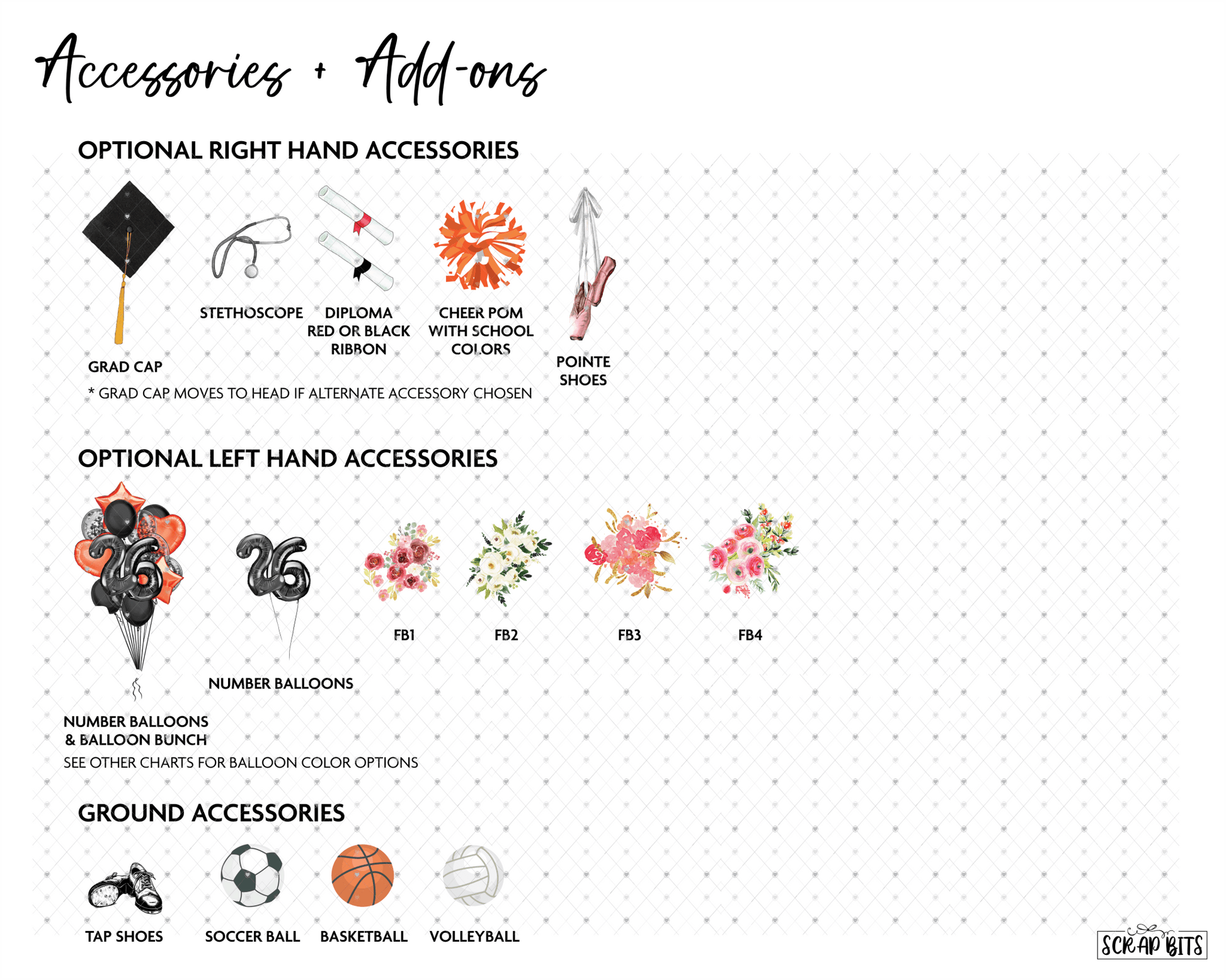 Ballerina Graduation Portrait Print (Tutu), Custom Senior Gift, Digital Download - Scrap Bits