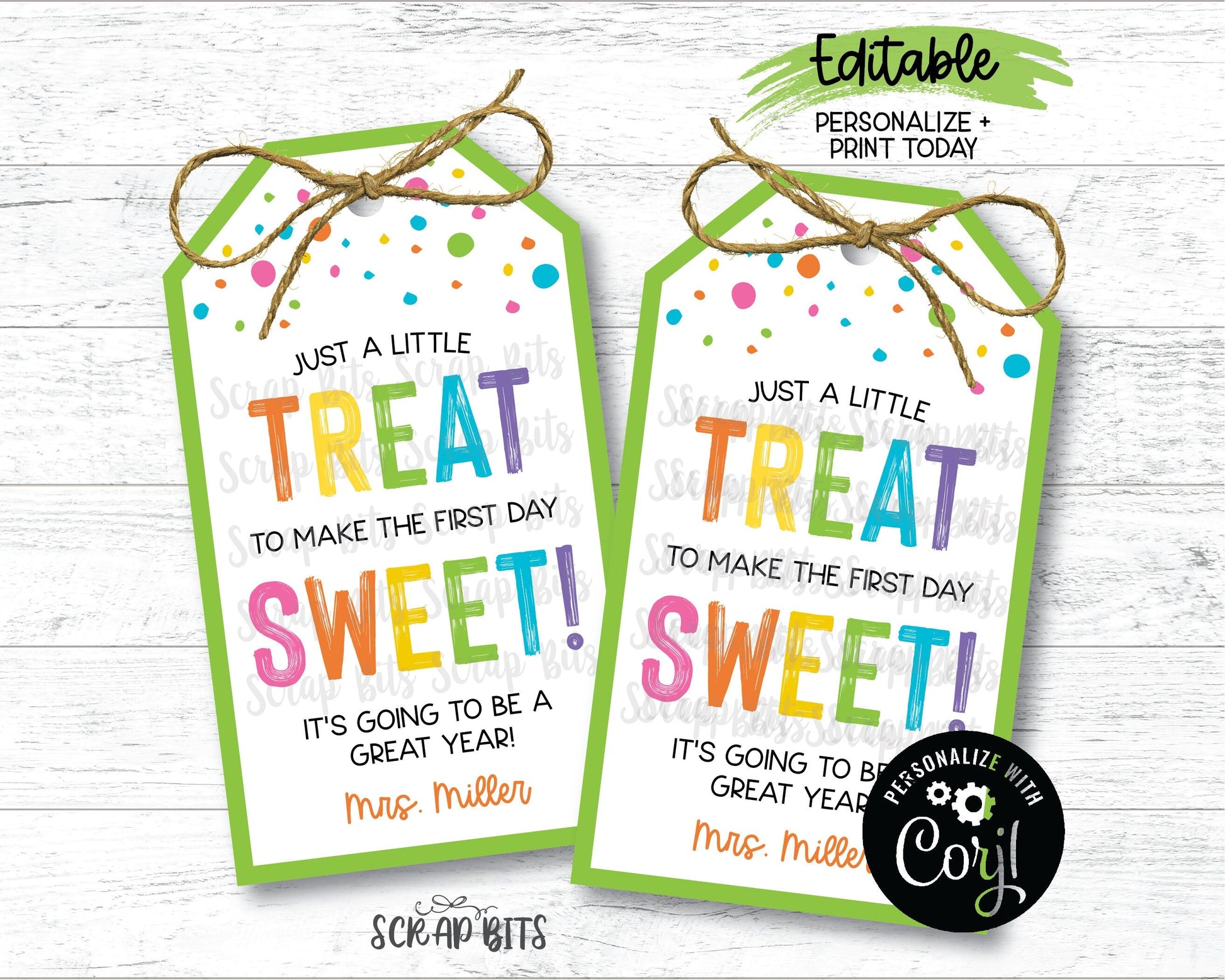 EDITABLE Sweet Treat First Day of School Tags, Instant Download Editab – Scrap Bits editable-sweet-treat-first-day-of-school-tags-instant-download-editab-scrap-bits