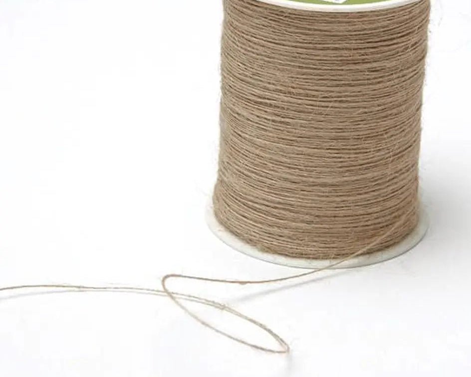 Jute Burlap String, Natural . 15 yards (45 feet) - Scrap Bits