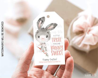 Little Treat Some Bunny Sweet, Personalized Easter Gift Tags - Scrap Bits
