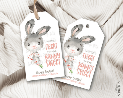 Little Treat Some Bunny Sweet, Personalized Easter Gift Tags - Scrap Bits