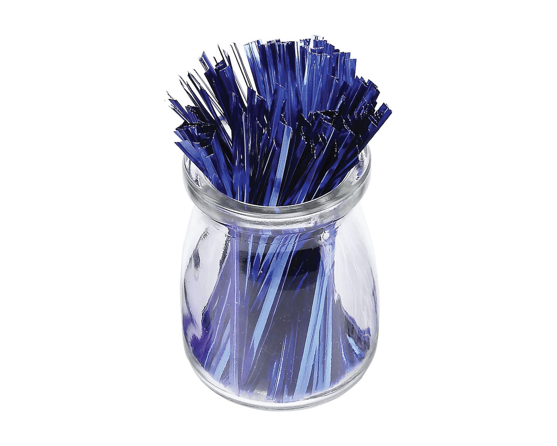 Metallic Blue Twist Ties - Scrap Bits