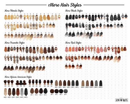 We're Engaged Couple Portrait Card, Personalized Engagement Annoucement Card - Scrap Bits