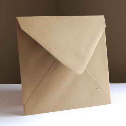 5.75" Square Envelope, Qty 10 - 14 Colors - Scrap Bits