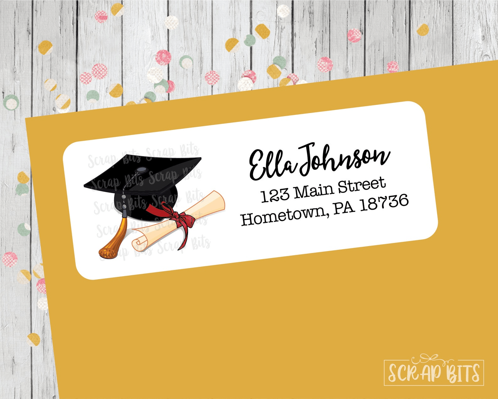 Graduation Music Address Labels Graduation Address Labels – Scrap Bits