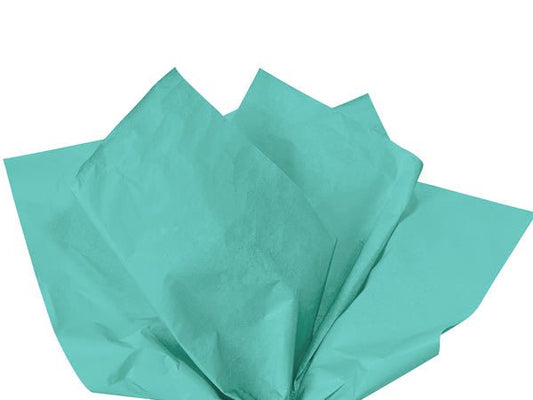 Caribbean Teal Tissue Paper - Scrap Bits