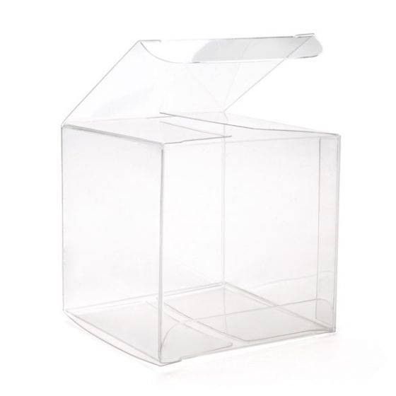 Clear Gift Boxes . 2x2x2 - Scrap Bits