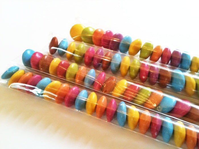 Crystal Clear Skinny Candy Bags . 1" x 8" - Scrap Bits