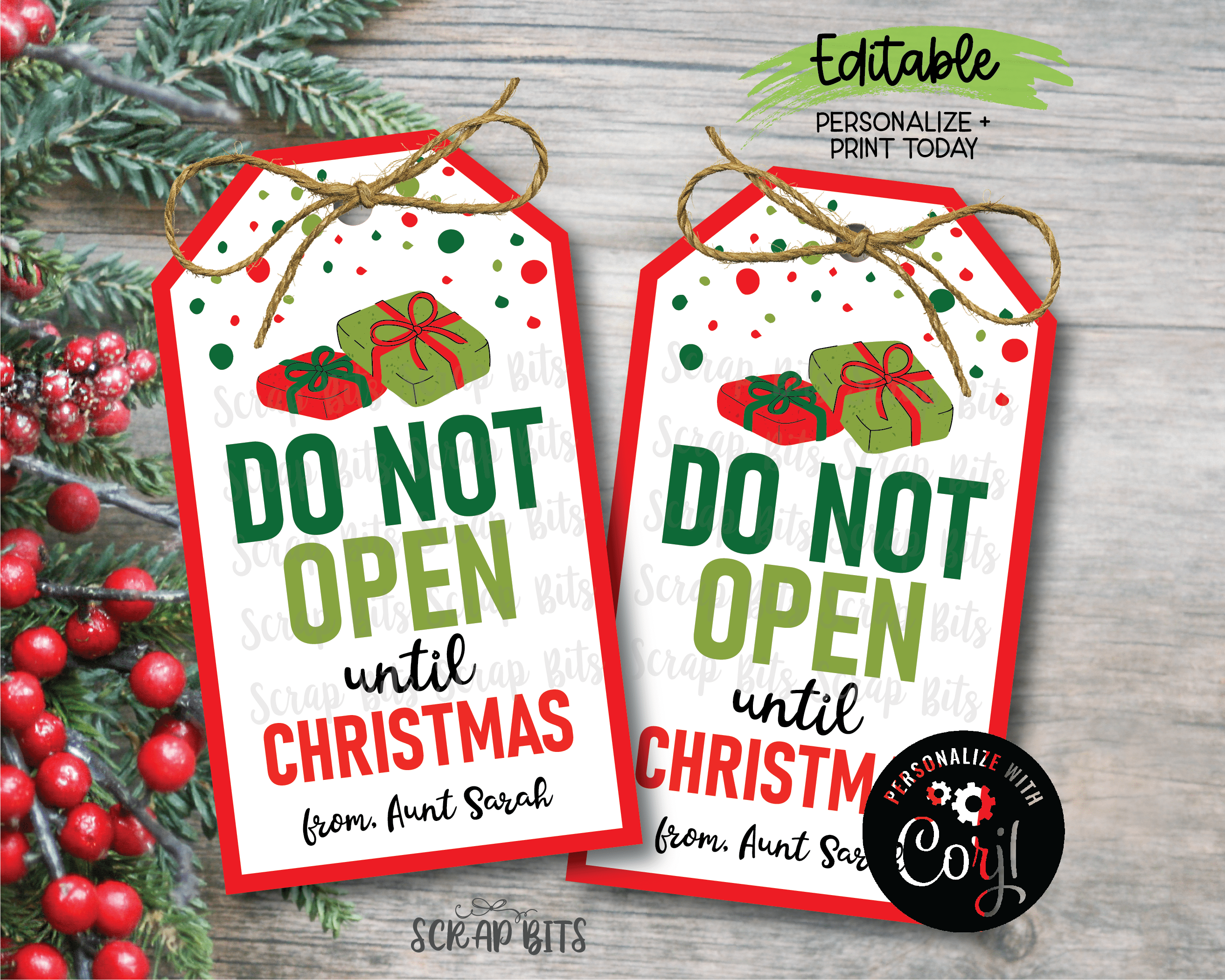 Do Not Open Until Christmas Tags Printable Christmas Gift Tags Inst Do Not Open Until Christmas Tags Printable Christmas Gift Tags Inst