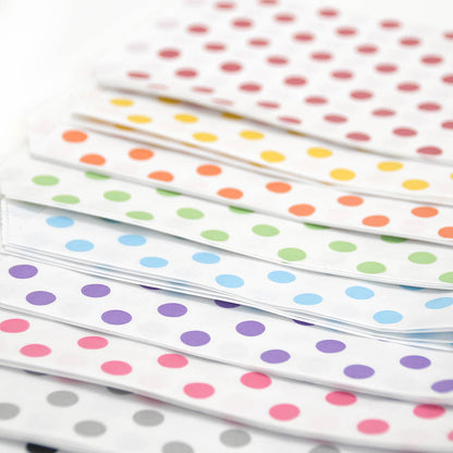 Flat Treat Bags, Polka Dot Paper Gift Bags, Favor Bags (Medium) . 5x75 inches - Scrap Bits