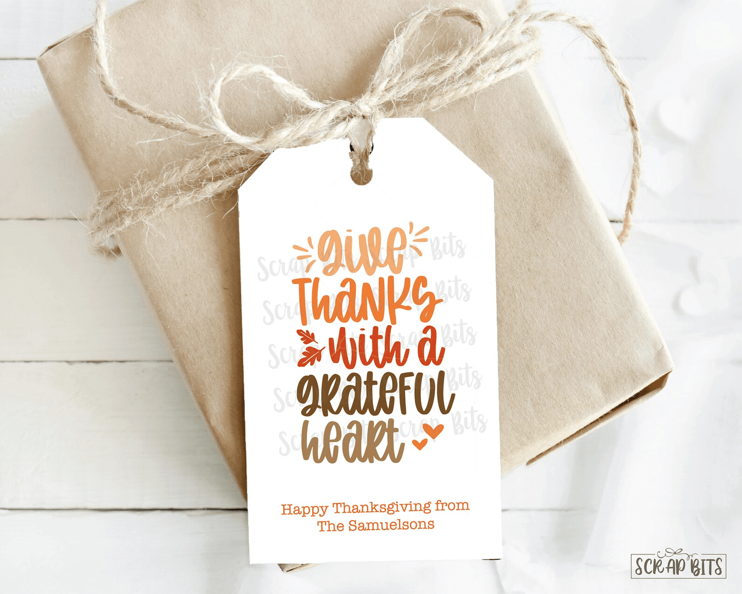 Give Thanks Tags, Thanksgiving Word Stacks Tags . Thanksgiving Gift Tags - Scrap Bits