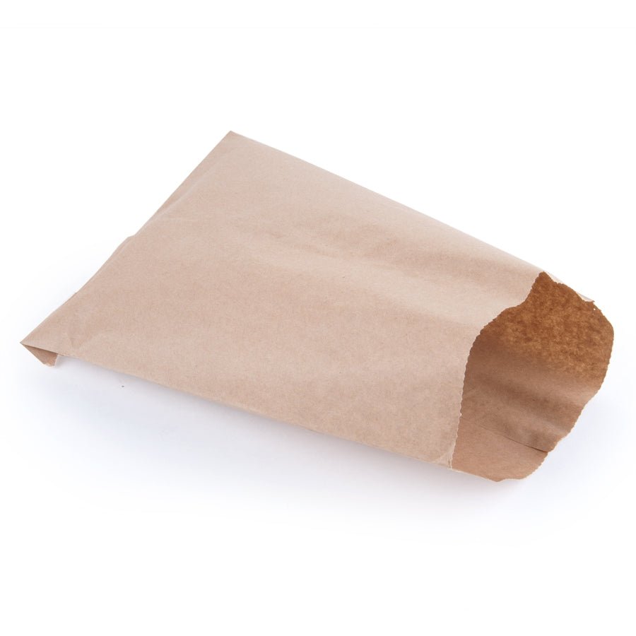 Kraft Favor Bags . Flat Kraft Bags (Medium) . 5" x 7.5" - Scrap Bits
