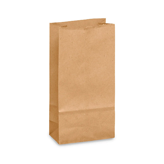 Kraft "Lunch Style" Mini Kraft Favor Bags . 3" x 1 7⁄8" x 5 7⁄8" - Scrap Bits