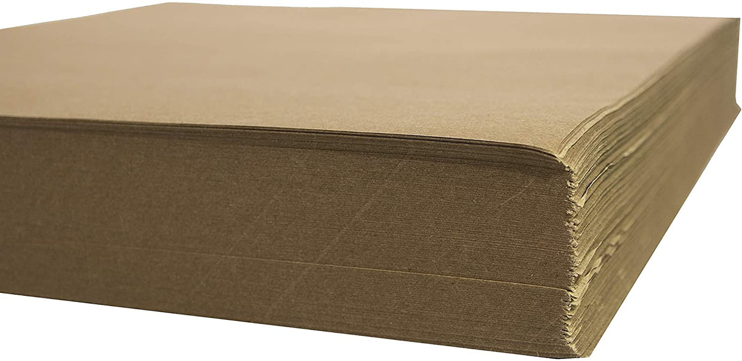 Kraft Paper Sheets . Kraft Wrapping Paper . 30lbs - 18" x 24" - Scrap Bits