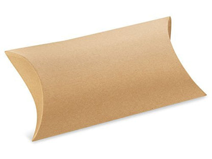 Kraft Pillow Boxes (Large) .7x5.5x2 - Scrap Bits