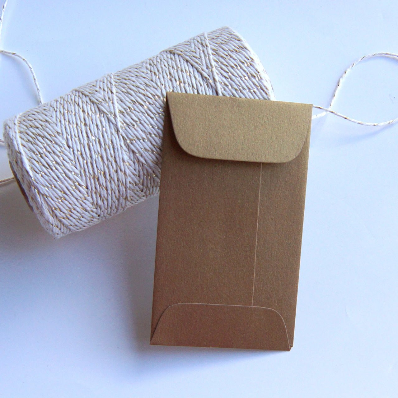 Metallic Baby Envelope (Antique Gold) - Scrap Bits