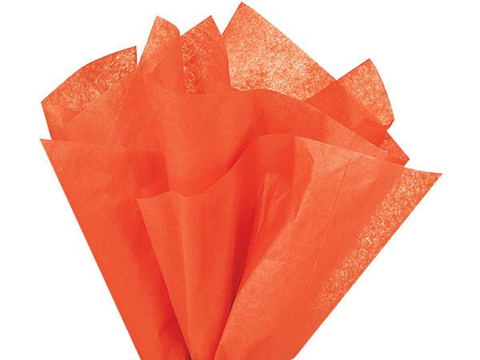 Orange Tissue Paper - Scrap Bits