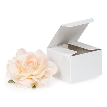 White Gloss Gift Boxes . 3x3x2 - Scrap Bits