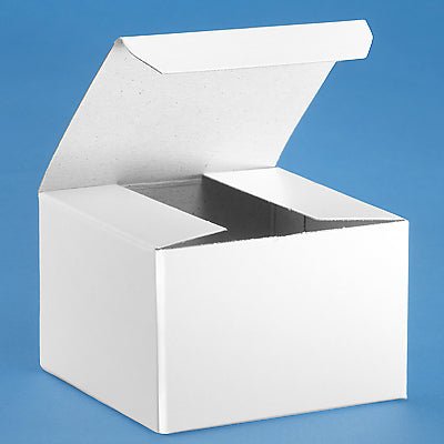 White Gloss Gift Boxes . 3x3x2 - Scrap Bits