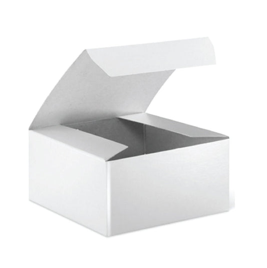White Gloss Gift Boxes . 4x4x2 - Scrap Bits